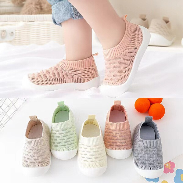 Spring and summer new breathable baby toddler shoes indoor non-slip baby front step shoes soft sole boys and girls children shoes wholesale