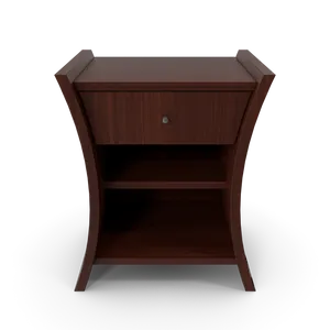 Bedside Table African Cherry